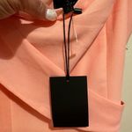 NBD REVOLVE FOX RUFFLE HEM PEACHY PINK CORAL SPAGHETTI STRAP MINI DRESS S Photo 5