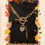 New Heart With Key Necklace as Shown Photo 0