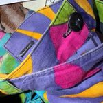 Vintage Colorful Tropical Print Skirt Size XL Photo 6