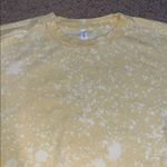 Daily Practice Oh So Good Tie Dye Pullover Oversized Crop Crewneck Sweatshirt 1X Yellow Photo 3