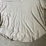 Andrea Jovine NWT  Woman tan scoop neck long & flowy buttery soft sweater size 2X Photo 2