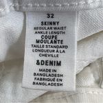 H&M  Skinny Womens White W32 Skinny Jeans Ankle Length Photo 4