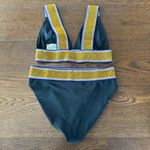 Elysiian  Size Medium High Waist Bikini Bali Navy Photo 2