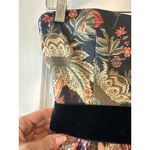 Cara Cara NWT Veronica Strapless Bubble Dress Multi Jacobean Black Velvet Bow 6 Photo 5