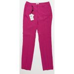 Zadig & Voltaire Prune Framboise Crepe Pink Pants Trousers Size 36 NWT Small Photo 8