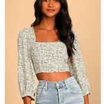 Lulus Even Sweeter White Floral Print Three Photo 0