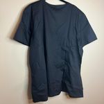 Cherokee  Women's Shaped 3-Pocket Mock Wrap Scrub Top Black 2XL WW610 Photo 3