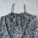 Anthropologie Wide Leg Jumpsuit Snow Leopard XS Photo 4