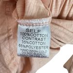 easel  100% Cotton Pink Lightweight Flowy Lace Detail Kimono Sleeve Blouse Size S Photo 4