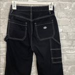 PacSun  Black 90’s Boyfriend Carpenter Denim Jeans with White Stitching Photo 3