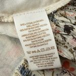 Free People  Around The World Skirt Floral Ruffle Ivory Pink Women’s Size 8 Photo 5