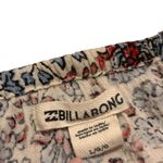 Billabong White Floral Crop Tube Top Womens Large Multicolor Long Sleeve Photo 1