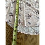 SO 🎈🎈🎈Womens short sleeve Pink  v-neck floral blouse, size Small (S) Photo 4