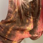 Nectar Clothing  Brown & Pink Tie Dye Romper M Medium Bust 34” 36” Viscose Photo 6