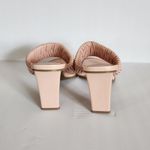 Dream Paris Dream Pairs Pink Square Toe Rectangle Heel Mules Size 10 Photo 3