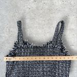 Anthropologie x Mare Mare Tweed Tank Top Vest Blouse Black White Sz S Photo 3