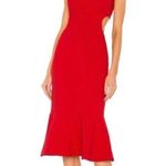 Likely Revolve red midi flare dress NWT Photo 2