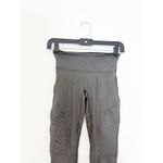 Spanx Faux Leather Moto Leggings Size XS Grunge Emo Chic Photo 4