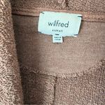 Aritzia Wilfred Brown Hooded Zip sweatshirt Cardigan XS Photo 1