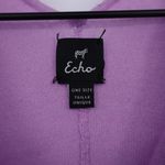 Echo Lavender Purple Knit Poncho Cowl Neck One Size Size undefined Photo 2
