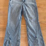 American Eagle 90's Bootcut Jeans Split Hem Faded Indigo 8 short Photo 1