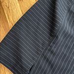 Cooperative  from urban outfitter medium navy white pinstripe slit mini skirt Photo 4