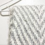 Urban Outfitters Gray White Infinity Eyelash Scarf Photo 3