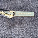 Michael by Michael Kors Black Double Knit Skirt w/Gold Accent Zippers Photo 3