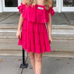 VICI Hot Pink Ruffle Dress Photo 0