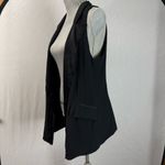 We The Free Free People  Lennie Long Vest in Black SZ Small Photo 11