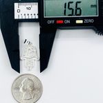 925 Sterling Silver Necklace and hand hamsa pendant White Photo 2