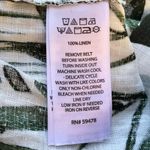 Tahari NEW  Linen Tropical Leaf Print Belted Shorts S Photo 6