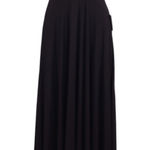Lulus NWT Tricks of the Trade Convertible Maxi Dress Black Sz Medium Photo 0
