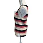 J.Crew Women's New Navy Blue Pink White Striped Sweater Tank Top Size Small Photo 2