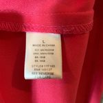 The Impeccable Pig  Shift Dress Large NWT Hot Pink Barbiecore Lined‎ V-Neck Flowy Photo 4