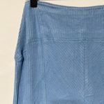 Area Stars New Ribbed Knit Flare Leg Full Length Pull On Pants Blue Size Small Photo 7