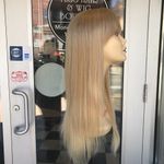 27/613 Blonde wig human hair bangs Long 2020 Photo 4