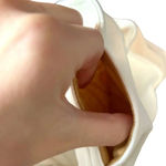 Lululemon  White Cropped‎ Leggings w/ Tan Side Stripes Size 4 Photo 9