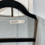 Barefoot Dreams  Malibu Collection Gray Blue‎ Circle Cardigan size medium Photo 1