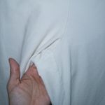 Eileen Fisher White Washable Stretch Crepe Slim Pant Size Medium Photo 4