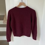 Ralph Lauren Polo  Long Sleeve Wool Sweater in Rich Ruby Photo 3
