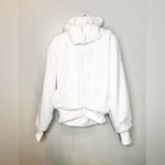 Alo Yoga Foxy Faux Fur Jacket Ivory white With Removable Hoodie Size XS Photo 4