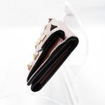 Valentino Garavani  Rockstud Tan Compact Wallet EUC Photo 2