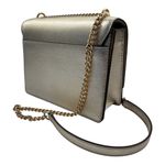 Tory Burch Robinson Convertible Gold Leather Crossbody Purse Photo 3