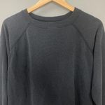 Vintage Patchwork Sweatshirt Black Size Large Quilt Patch One Photo 4