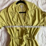 CAbi  Green Safari Trench Coat Dress Size Medium Photo 9