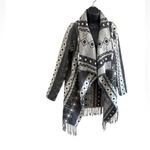 Stetson  Womens Wool Blend Cardigan Sweater Western Southwestern Aztec Size XS Photo 5