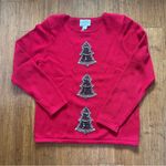 Christopher & Banks NWT Deadstock  Hand Embroidered Holiday Themed Sweater: SMALL Photo 0