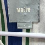 Anthropologie Maeve Brush Strokes Button Down Blouse size 2 Photo 5