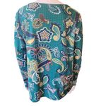 kim rogers Multicolored Paisley Patterned Long Sleeve Tee Shirt (XL) Photo 3